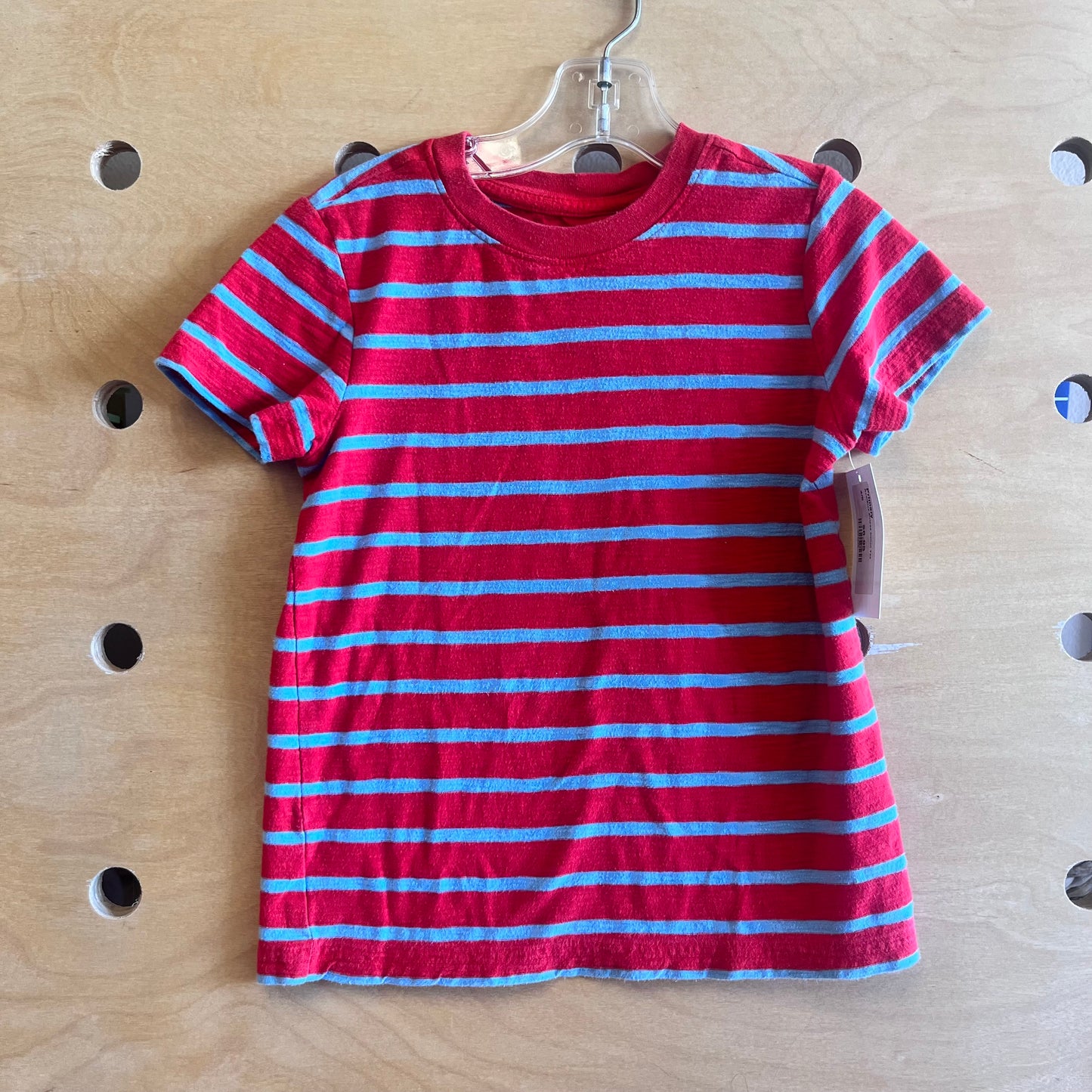 Red/Blue Striped Cotton Tee