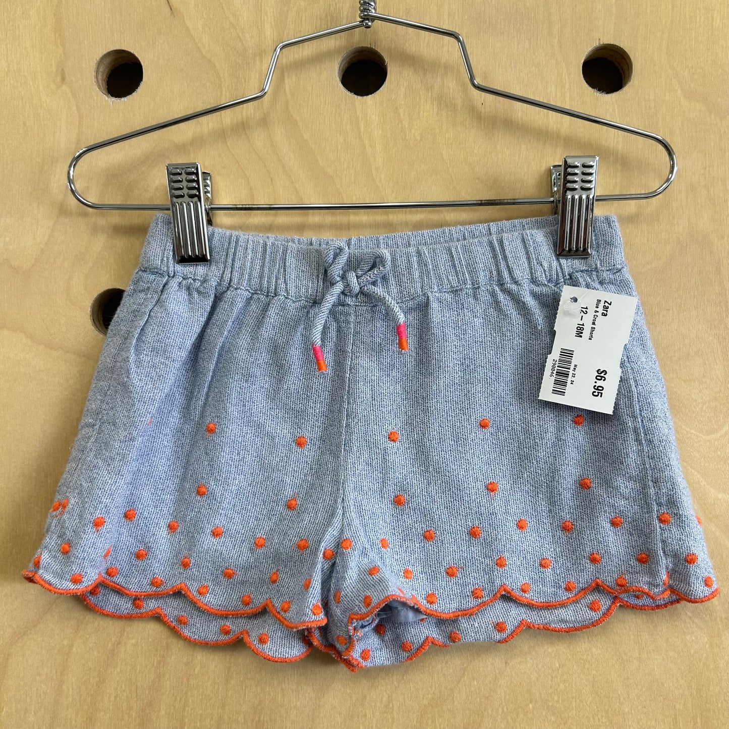 Blue & Coral Shorts