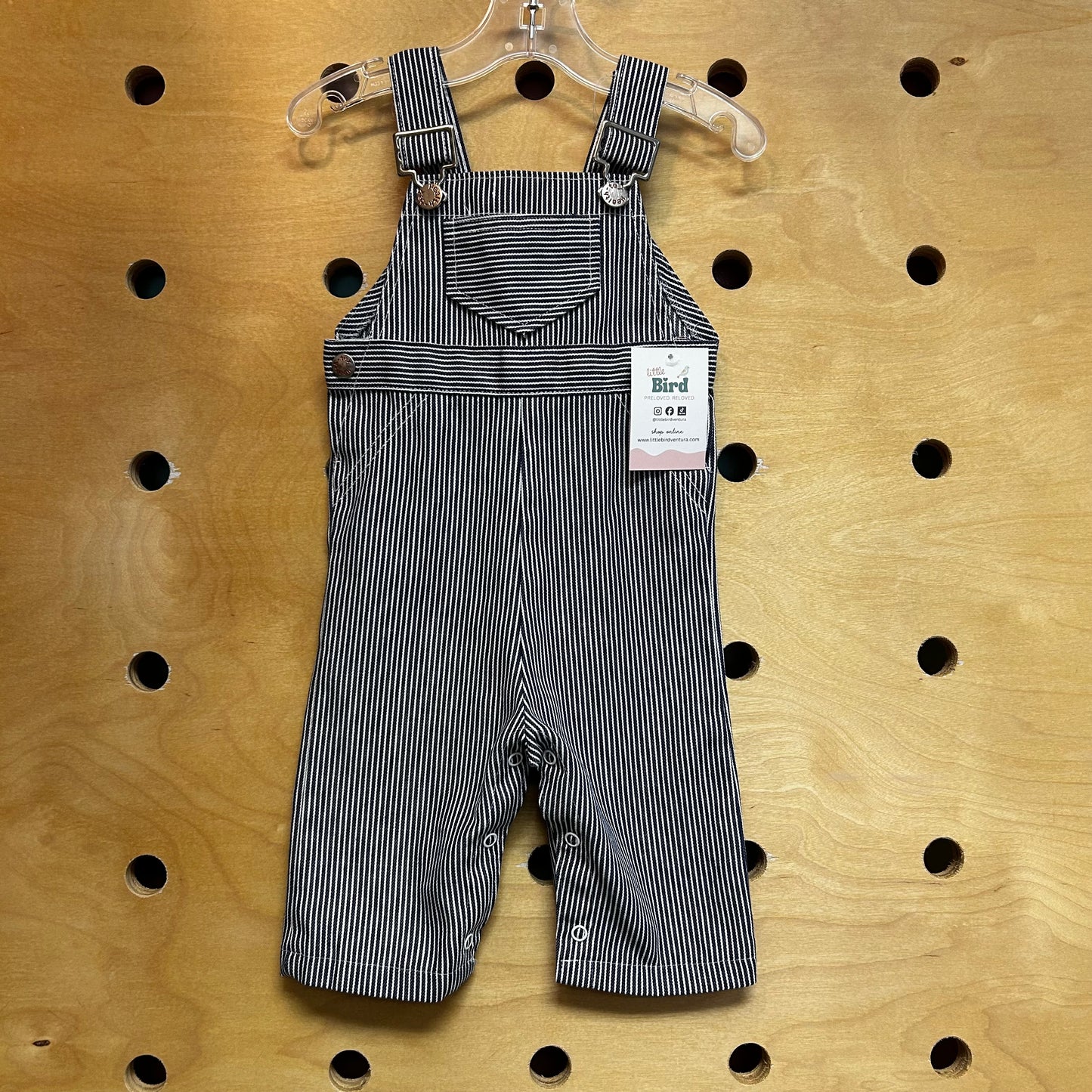 Health-Tex Blue Striped Overalls