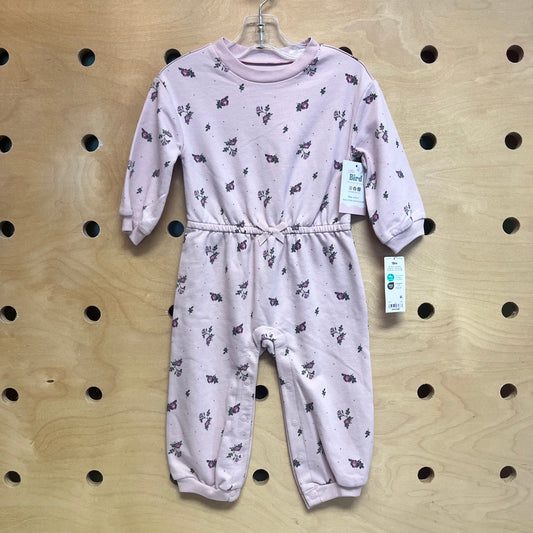 Pink/Purple Floral Romper NEW!
