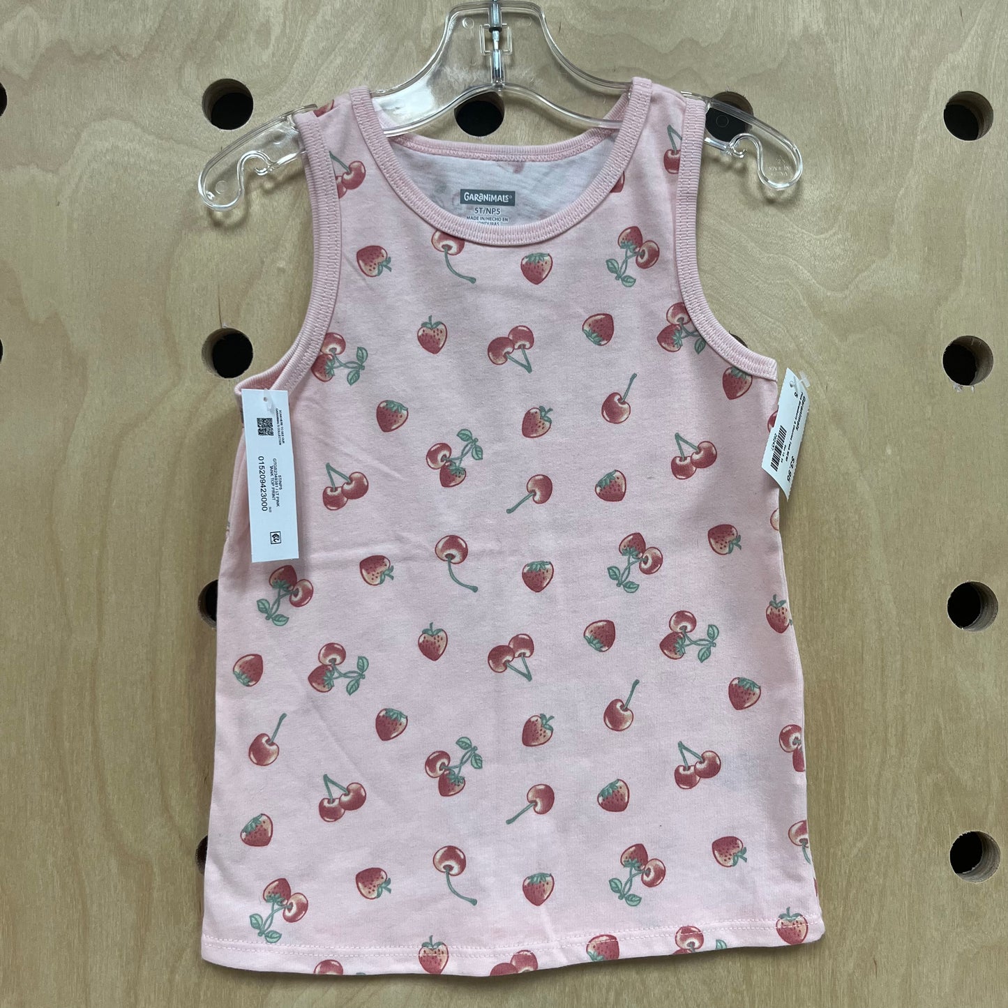 Pink Strawberry & Cherries Tank NEW!