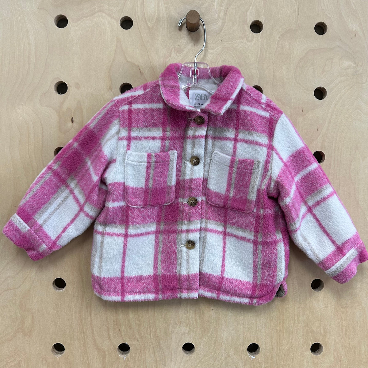 Pink & White Shacket