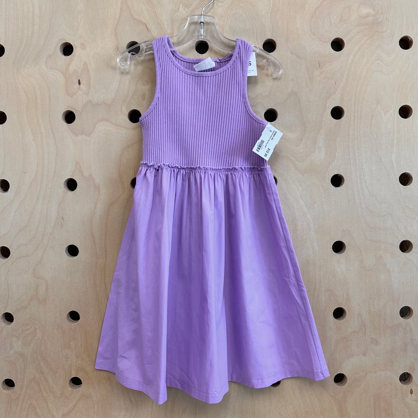 Lavender Ribbed Tank Dress NEW!