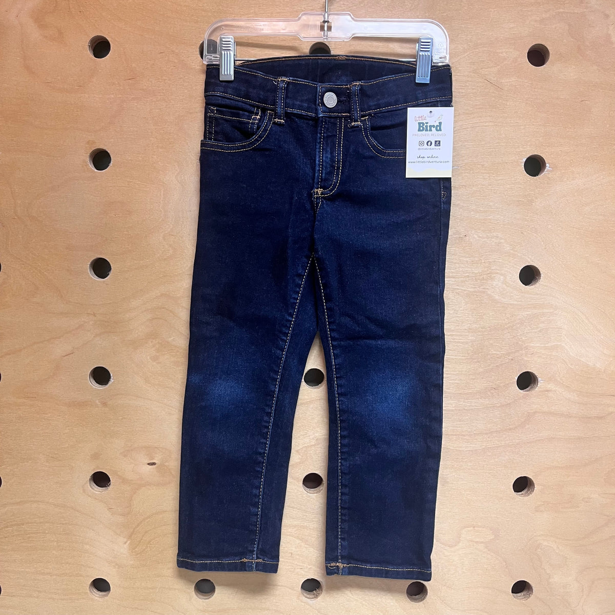 Dark Wash Stretchy Denim