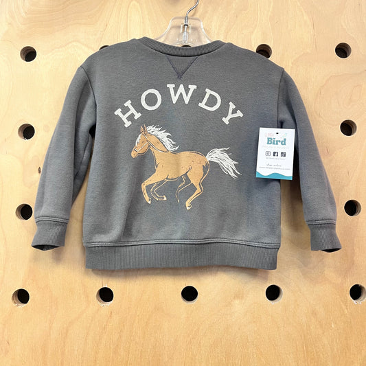 Grey HOWDY Pullover