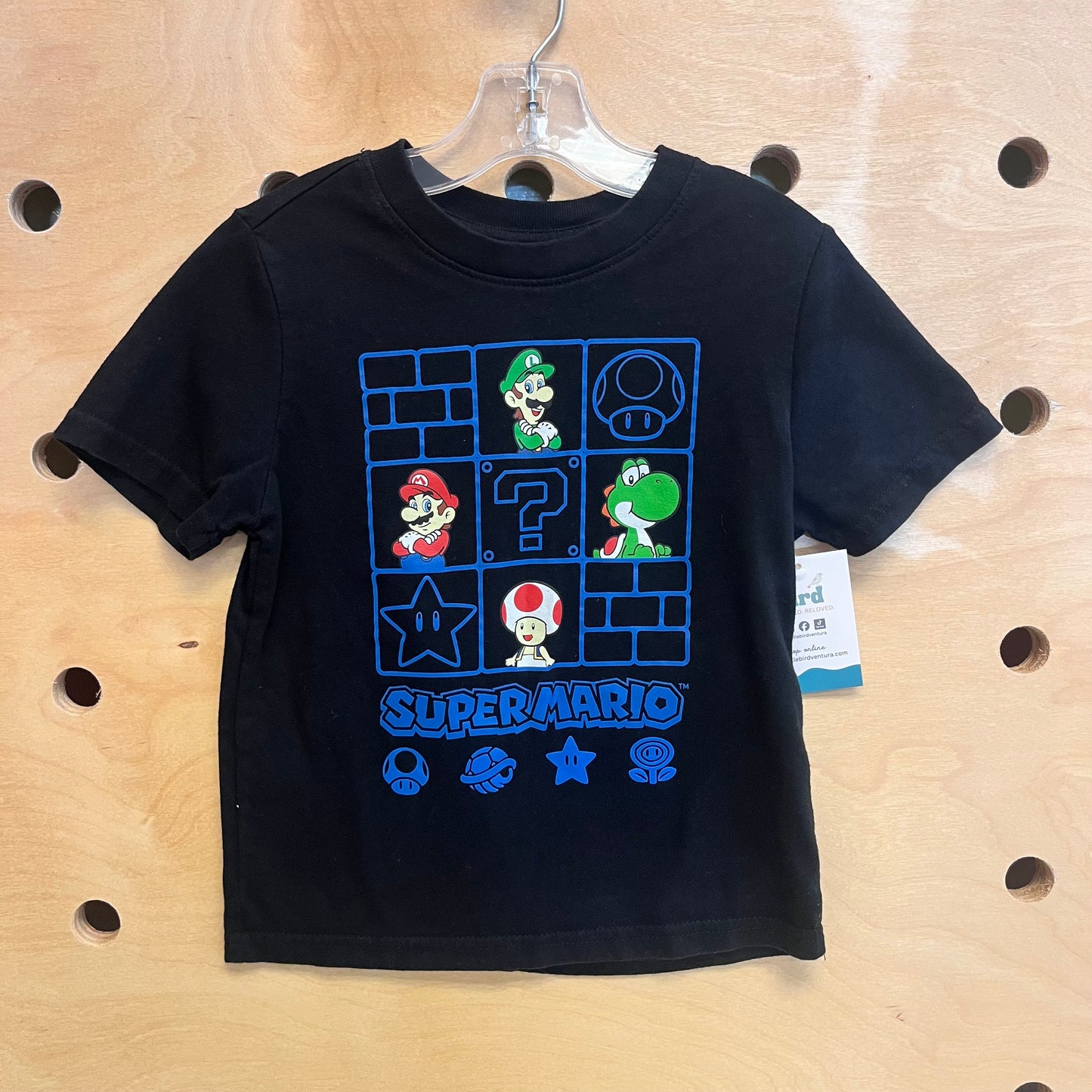 Black/Blue Super Mario Tee