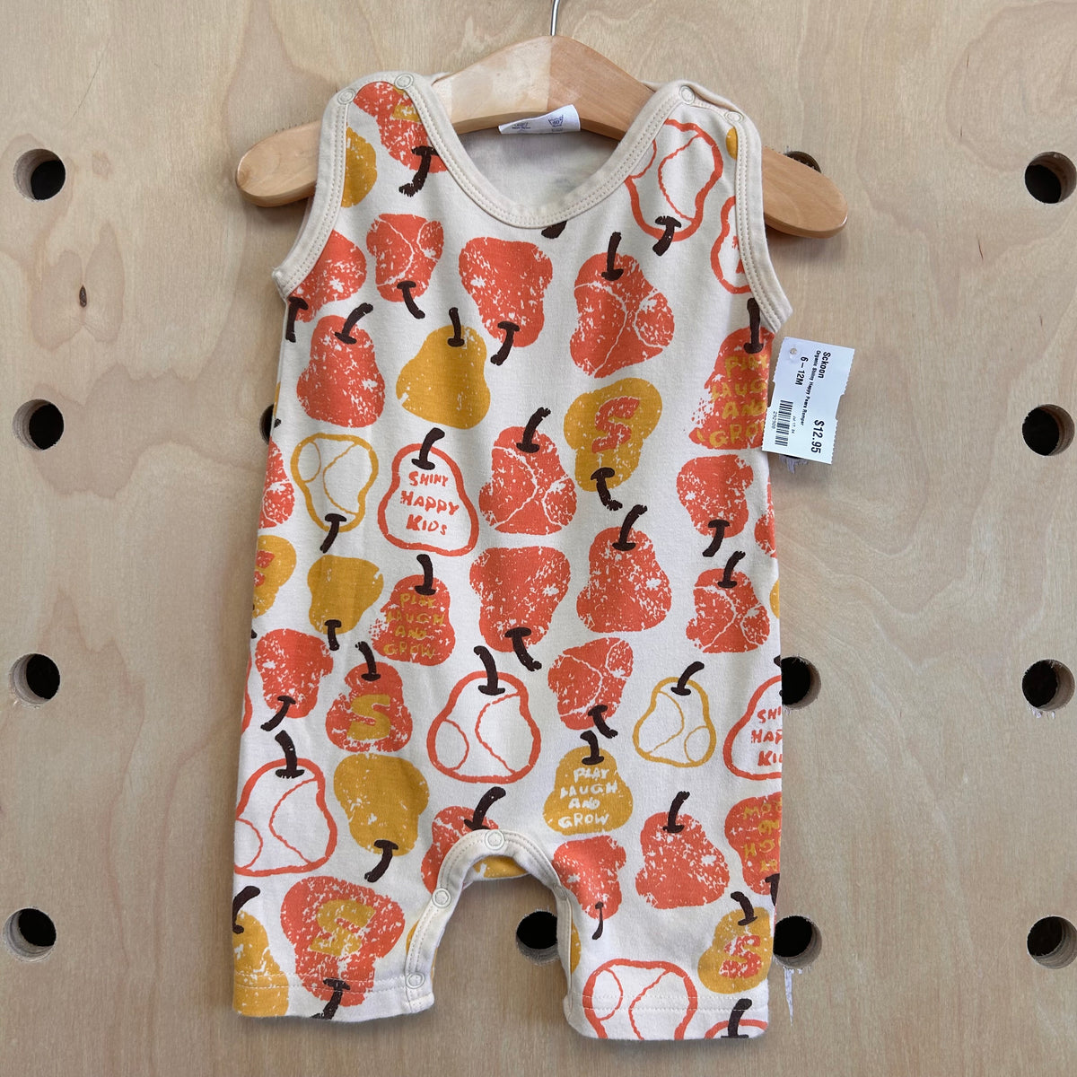 Organic Shiiny Happy Pears Romper