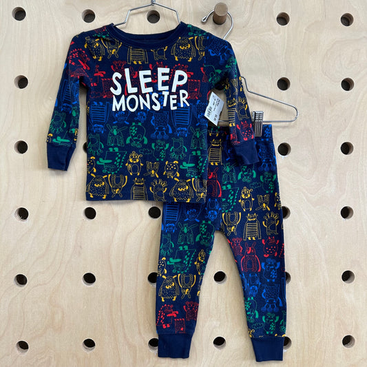 Navy Sleep Monster Pajamas