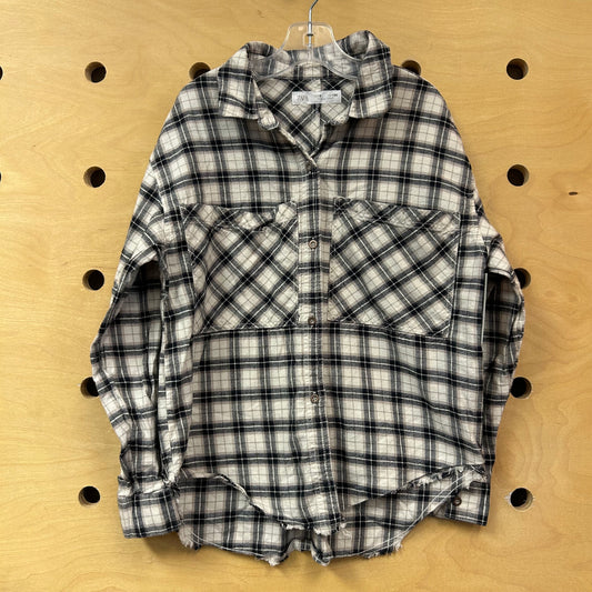 Frayed Hem Flannel