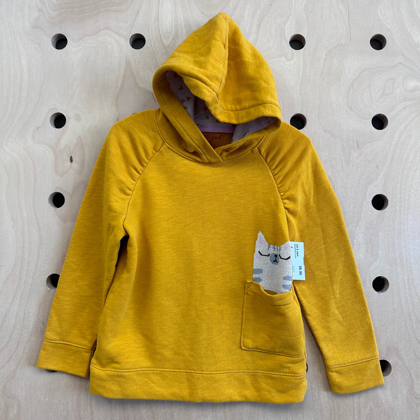 Mustard Kitty Hoodie