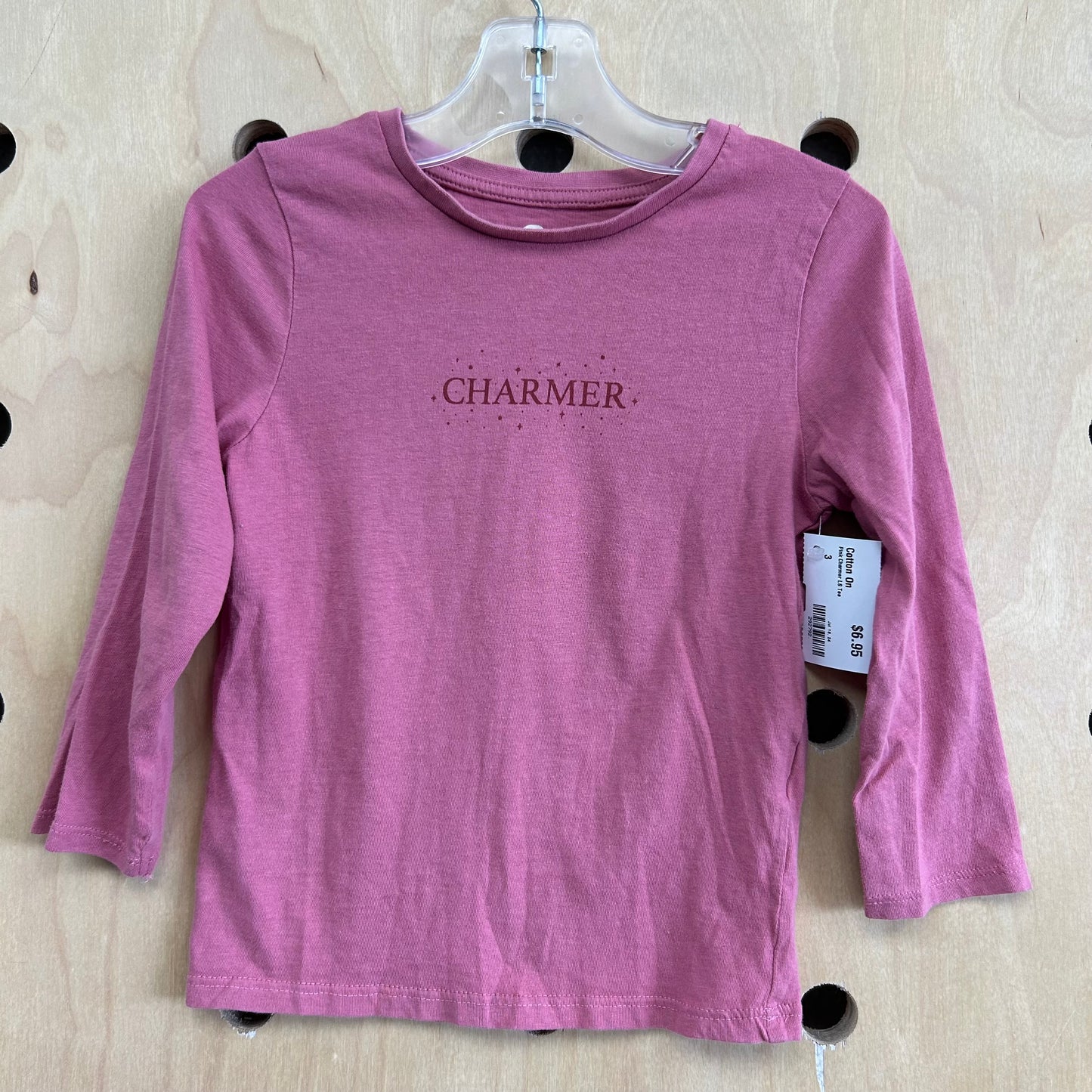 Pink Charmer LS Tee