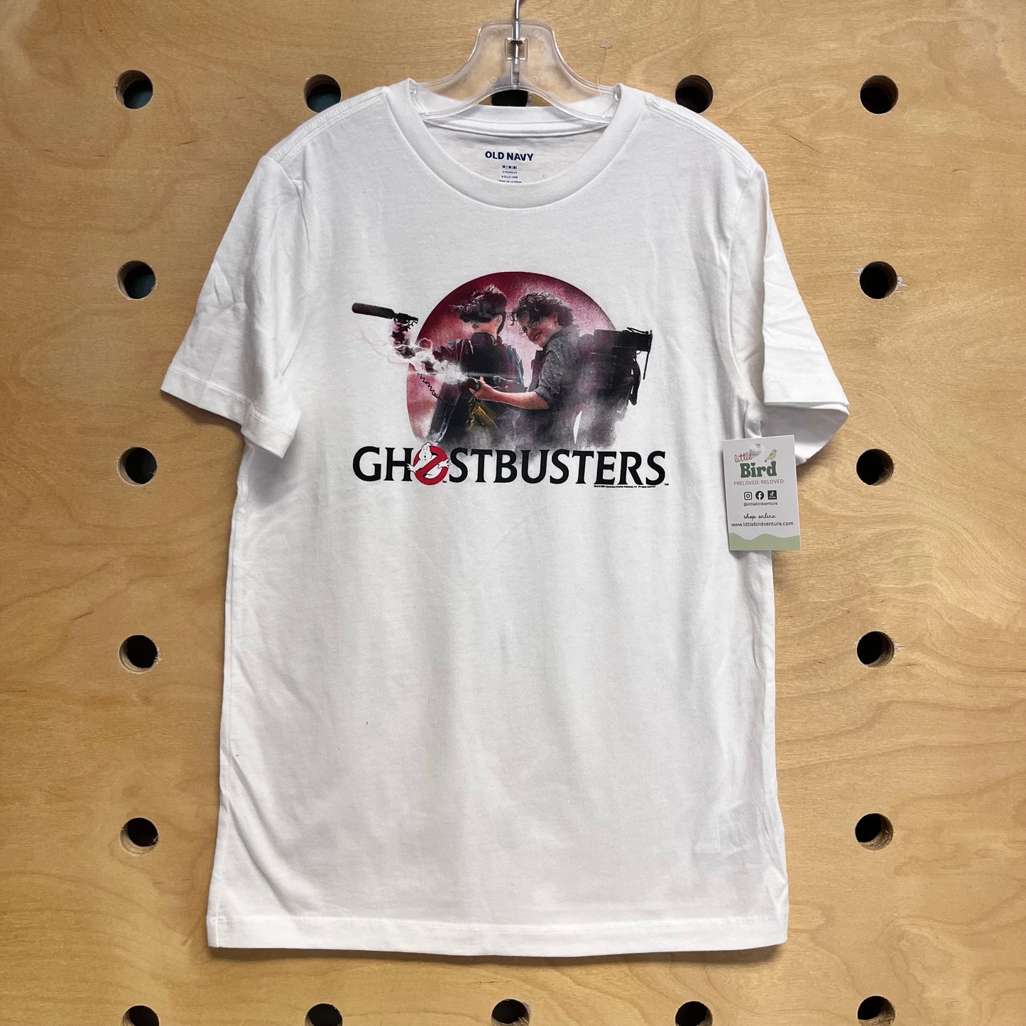 White Ghostbusters Tee