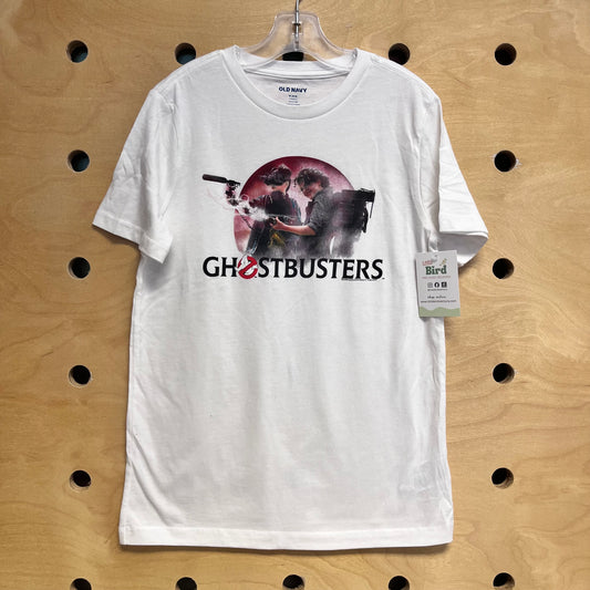 White Ghostbusters Tee