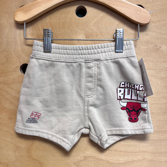 Cream Chicago Bulls Shorts