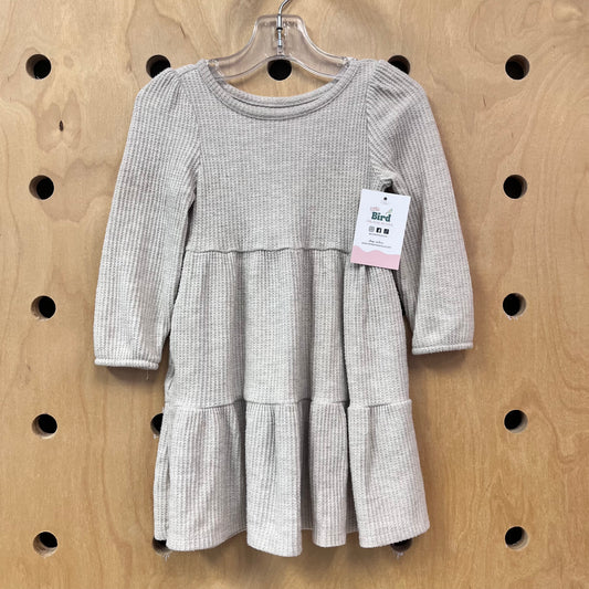 Beige Waffle Dress