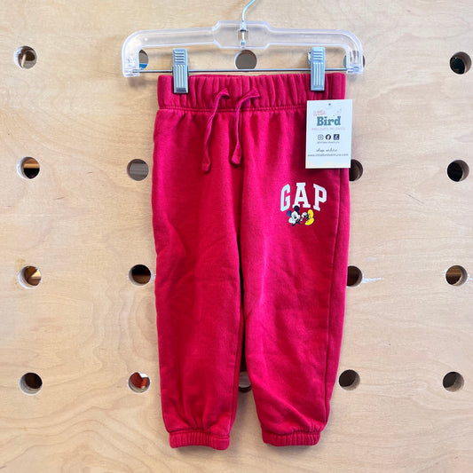 Red Mickey Joggers
