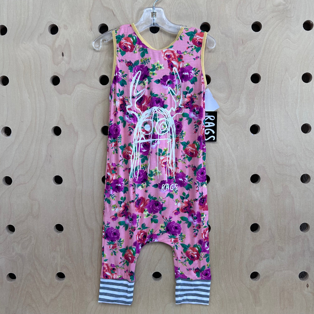 Pink Floral Romperr NEW!