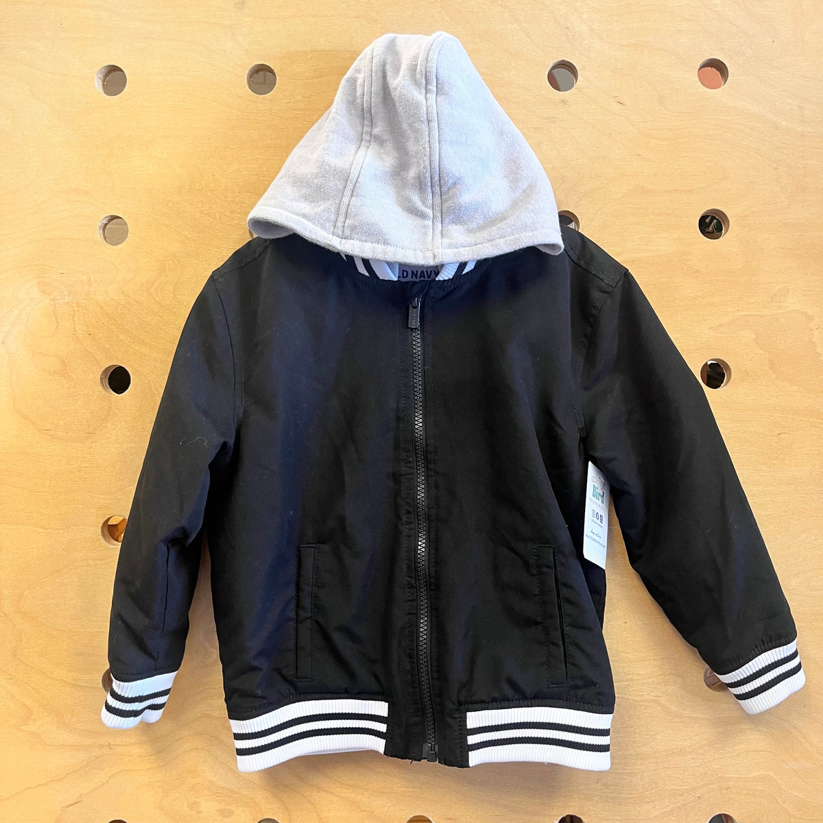 Black Striped Trim Jacket
