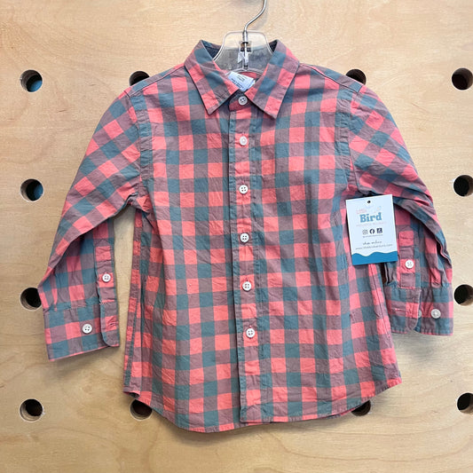 Pink/Green Checker Flannel