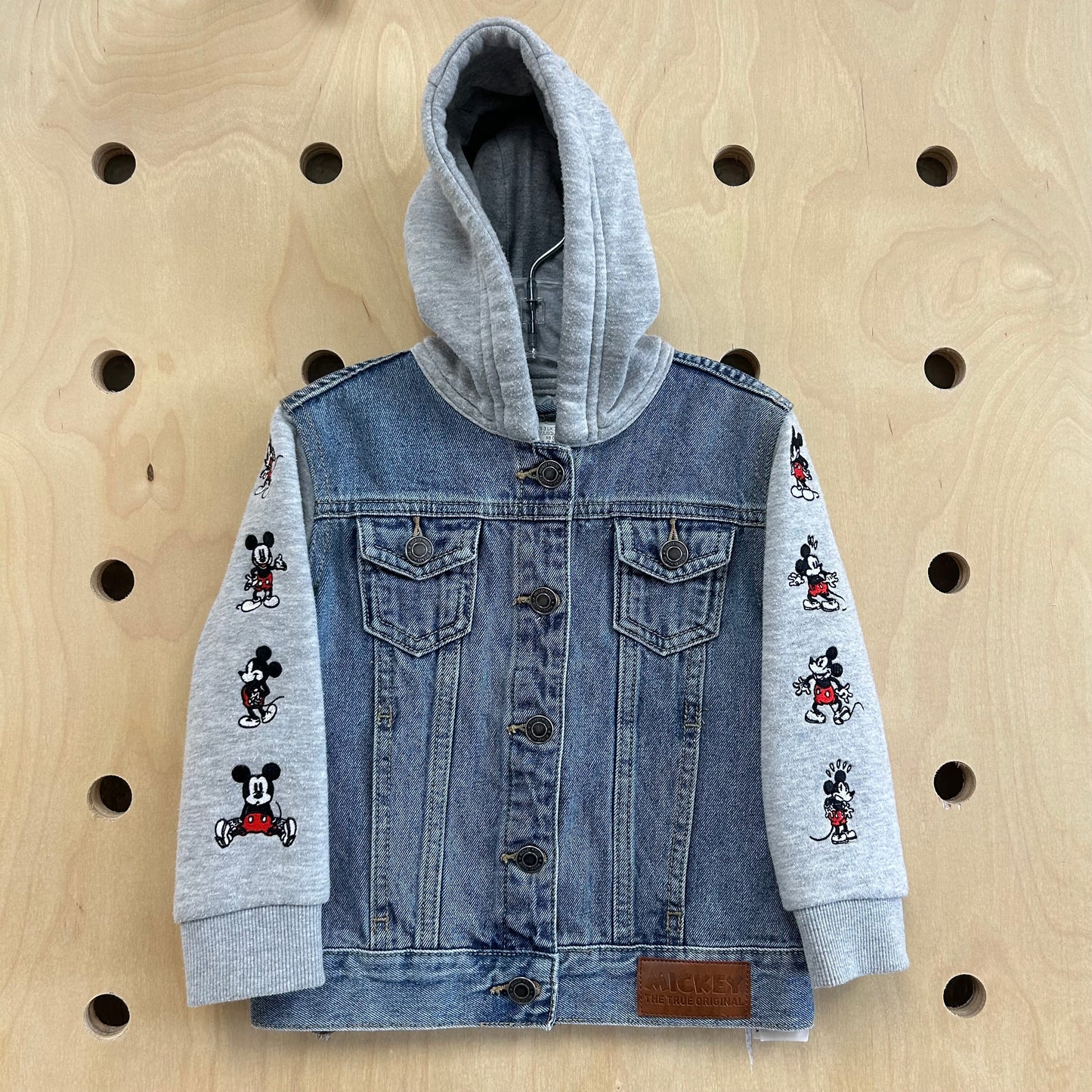 Denim Mickey Hooded Jacket
