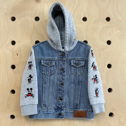 Denim Mickey Hooded Jacket