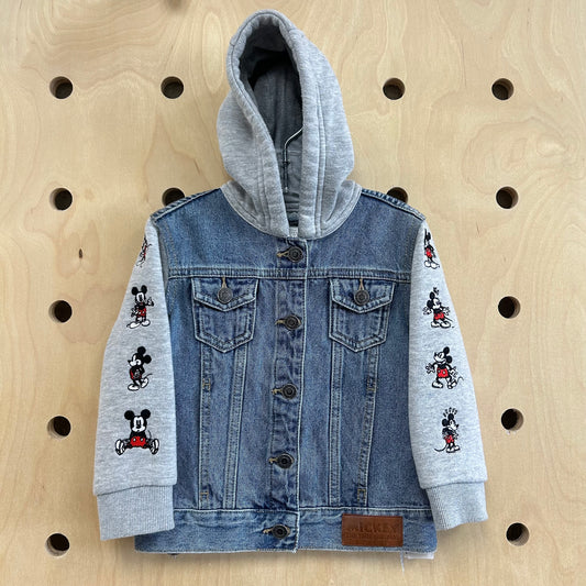 Denim Mickey Hooded Jacket
