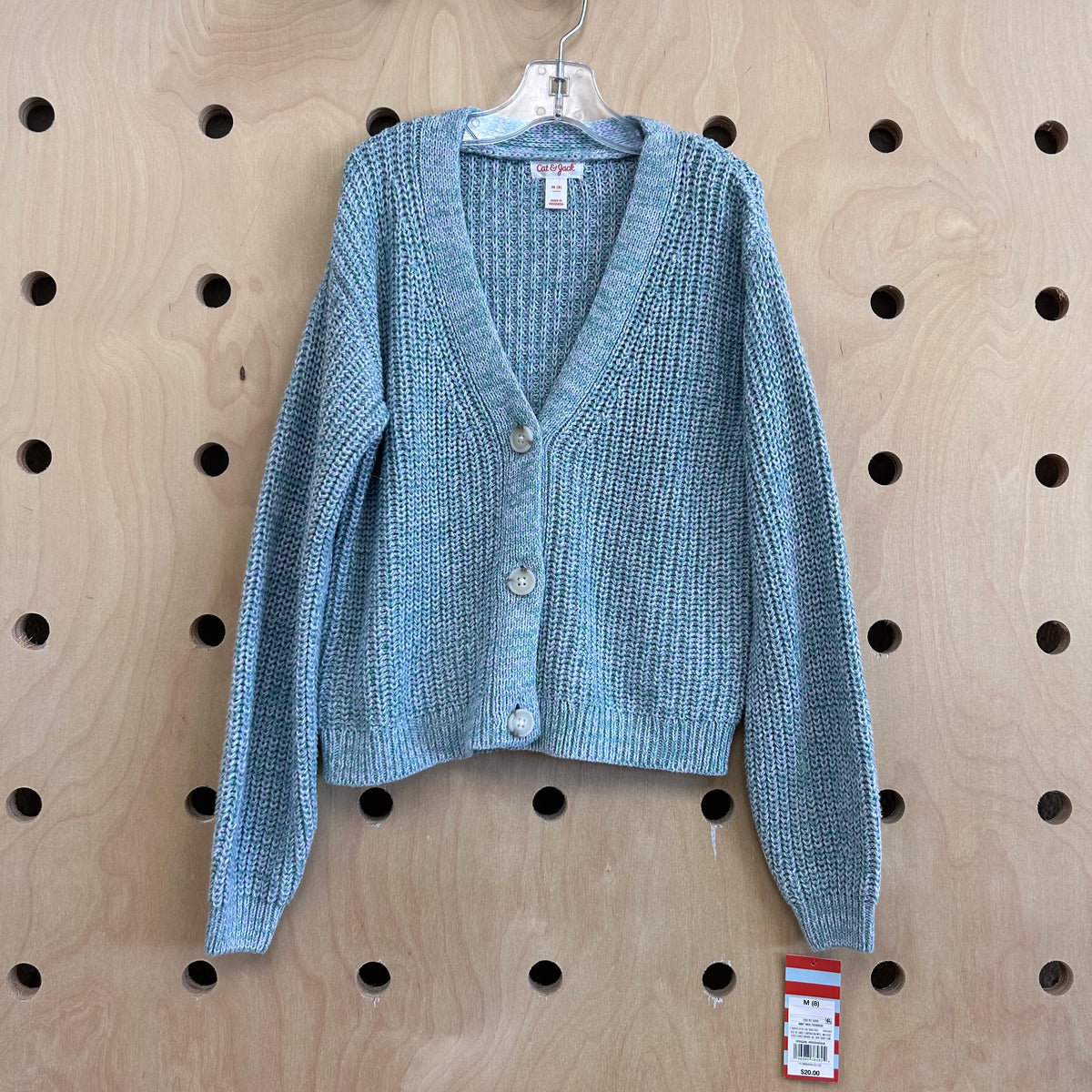 Teal + Pink  Cardigan NEW!
