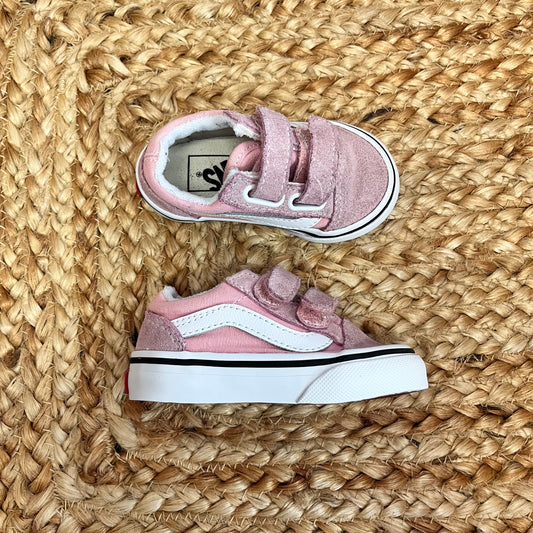 Pink V Skate Sneakers