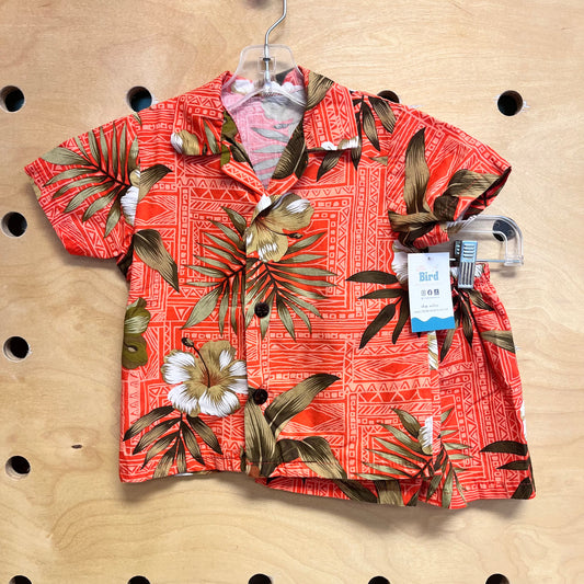 Orange Hibiscus Outfit
