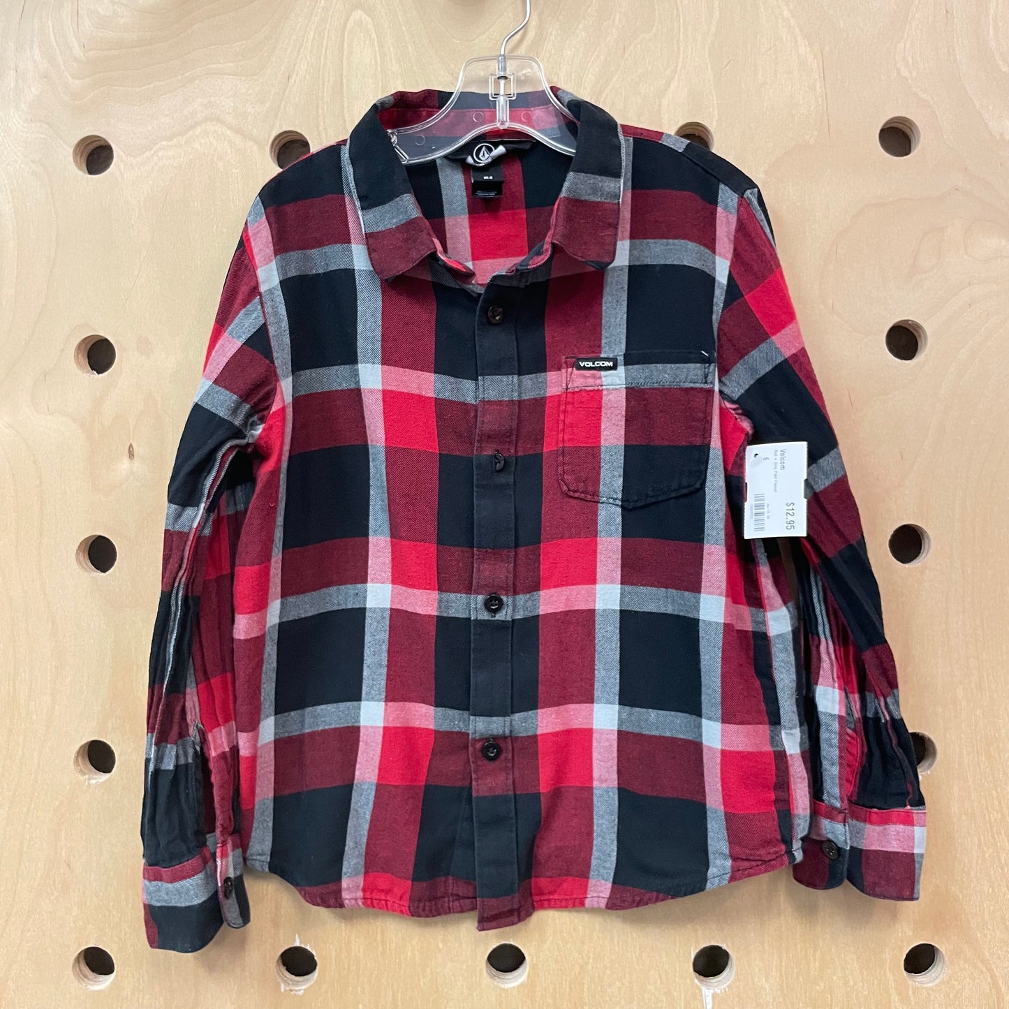 Red + Black Plaid Flannel