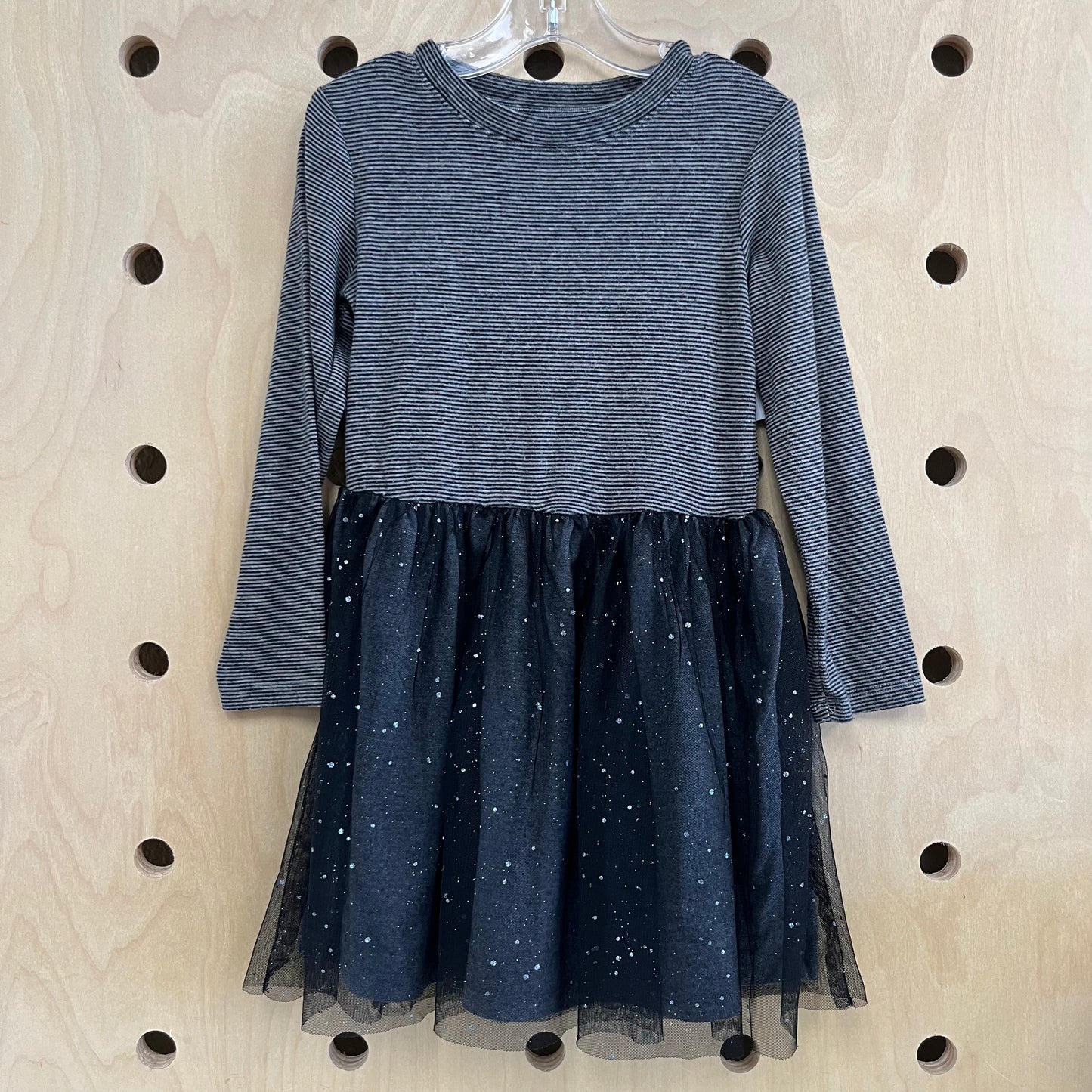 Grey & Black Tulle Dress