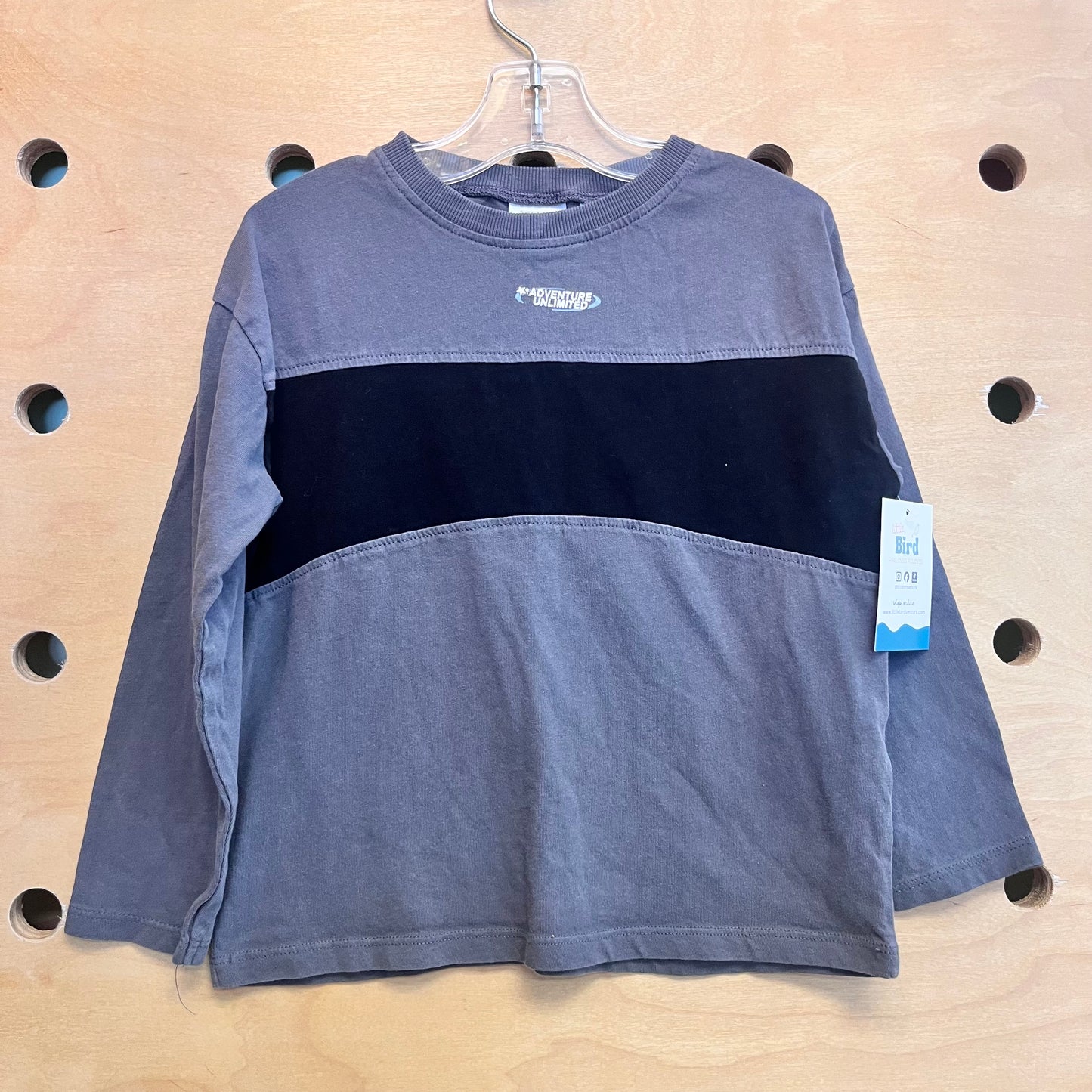 Black/Grey 'Adventure Unlimited' LS