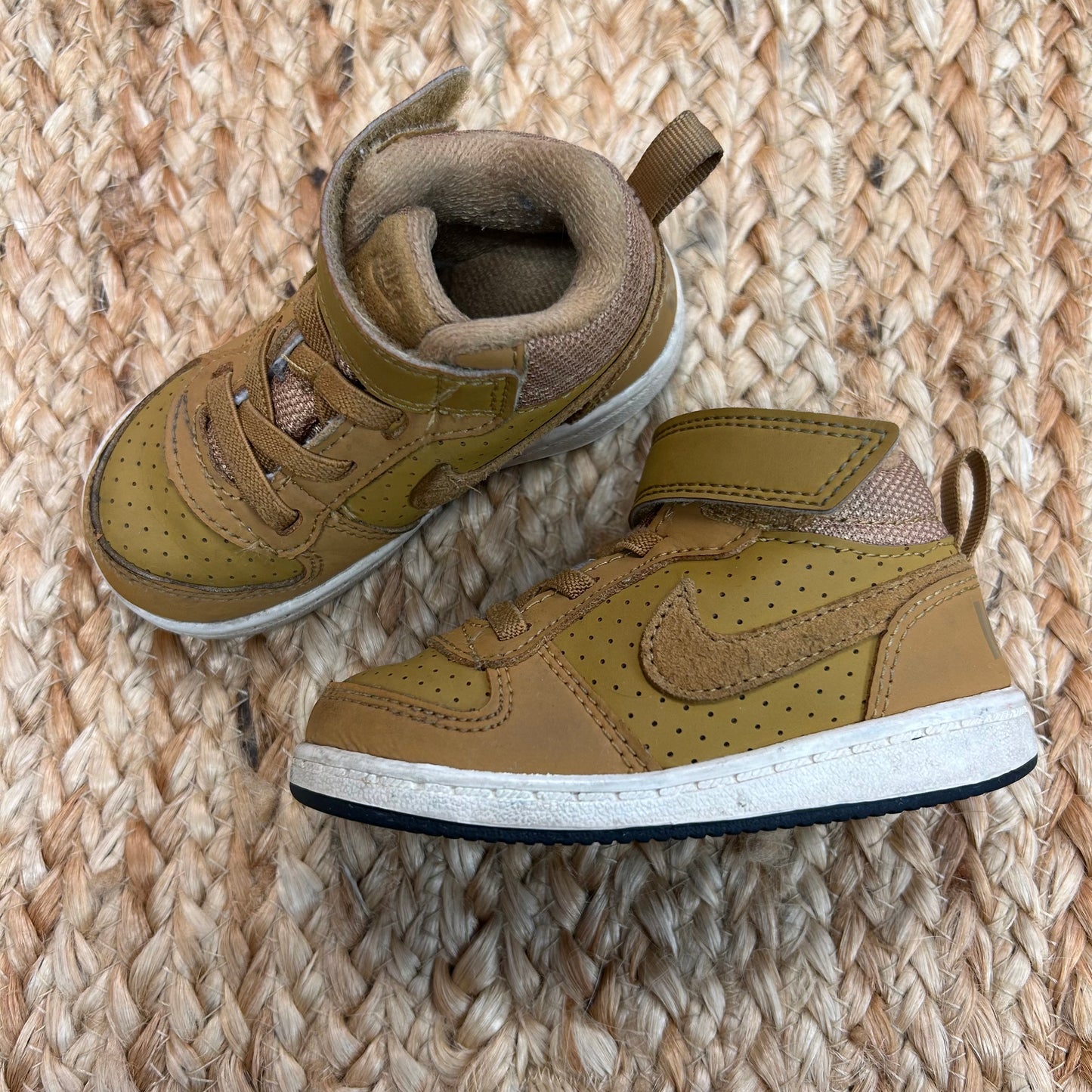 Tan Court Borough Hi Tops