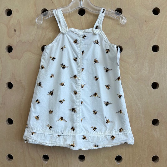Cream Bees Dress