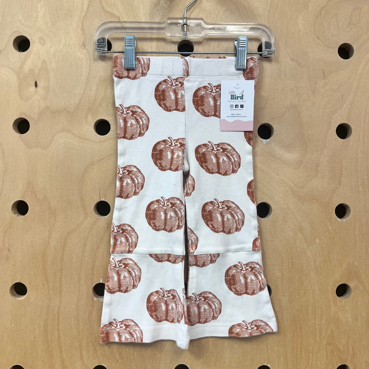 Organic Cotton Pumpkin Flare Leggings