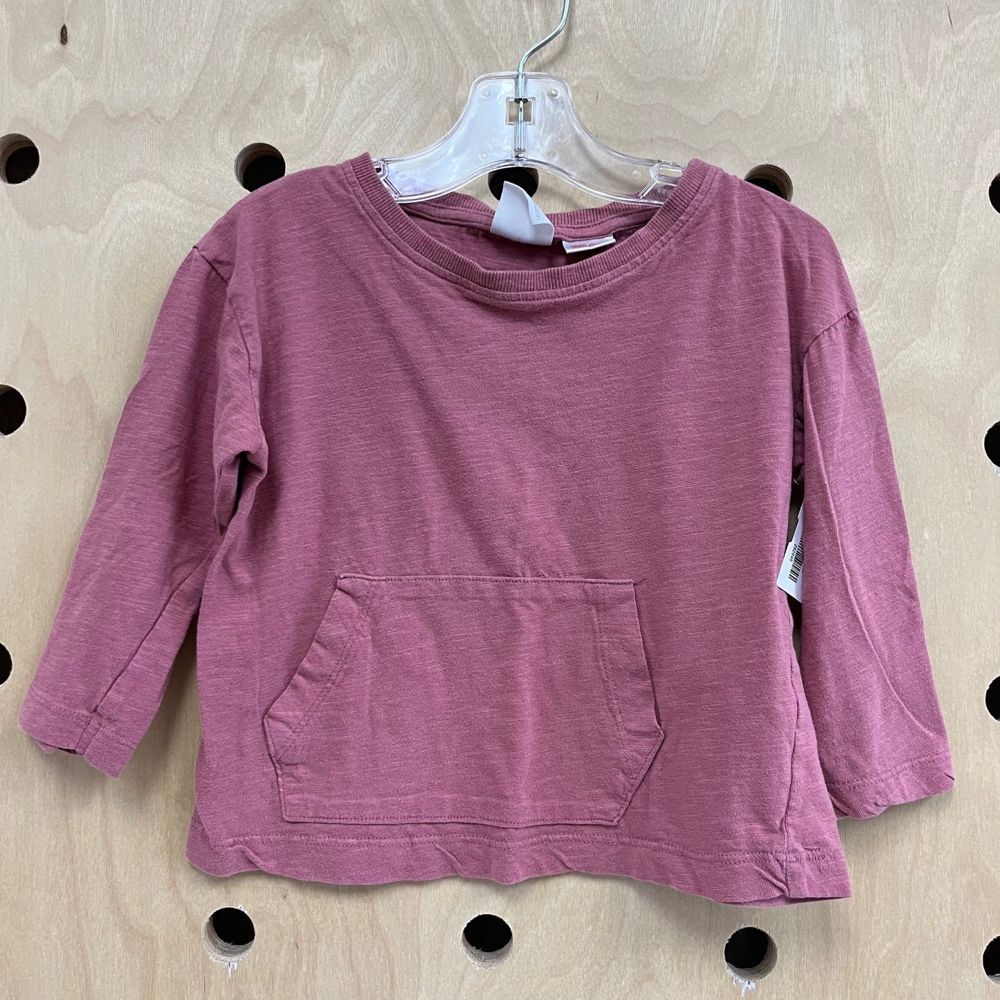 Dusty Pink Front Pocket Tee
