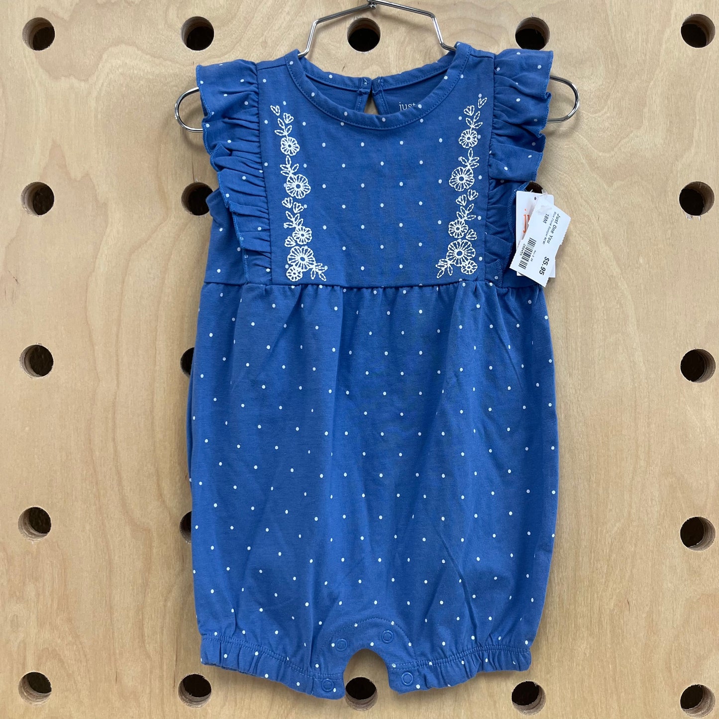 Blue Floral Romper NEW!