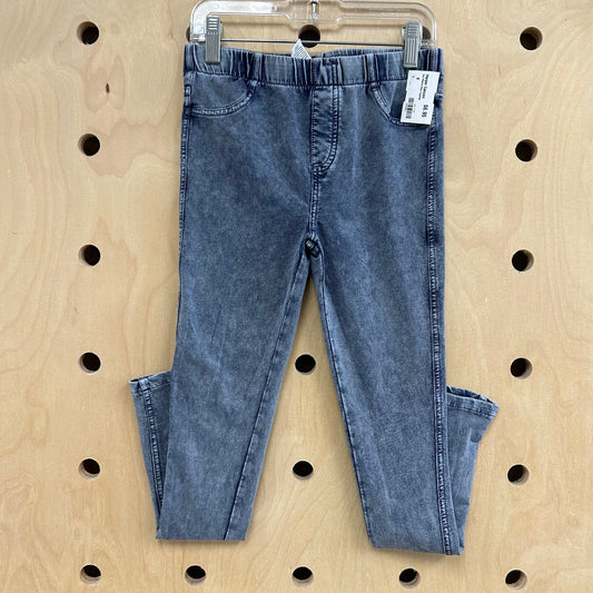 Acid Washed Blue Leggings