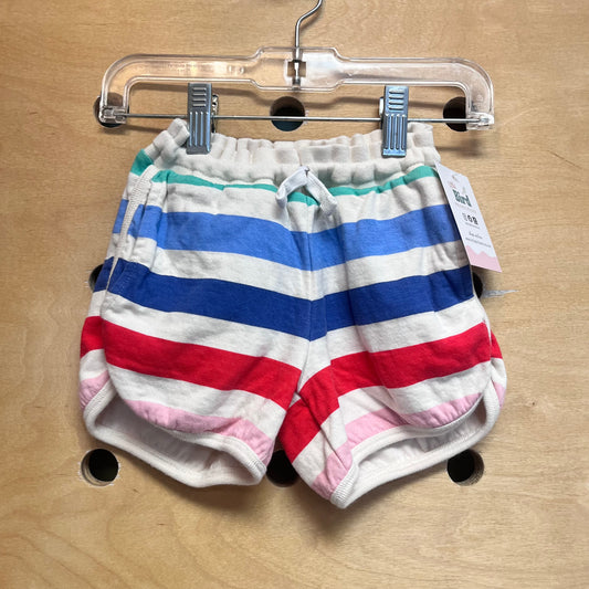 Colorful Striped Cotton Shorts