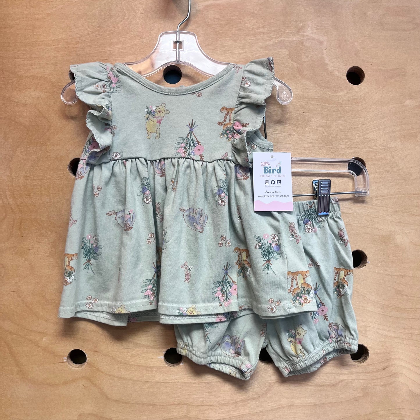 Green Pooh Bear & Friends Outfit