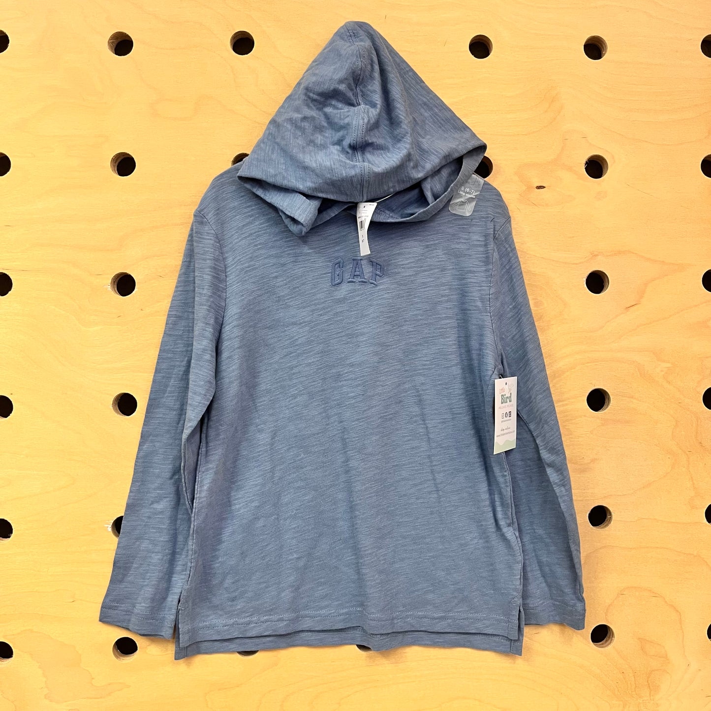 Steel Embroidered Hooded LS NEW!
