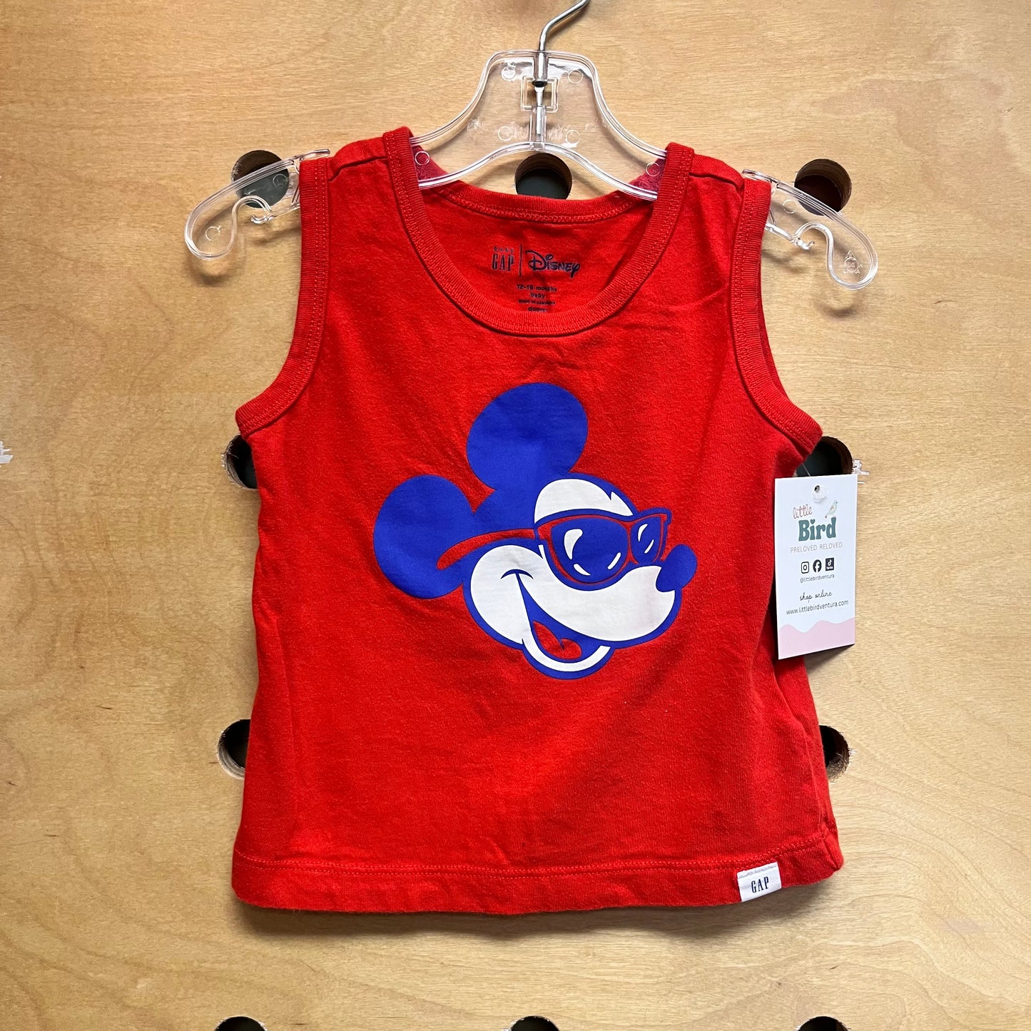 Red/Blue Mickey Mouse Tank
