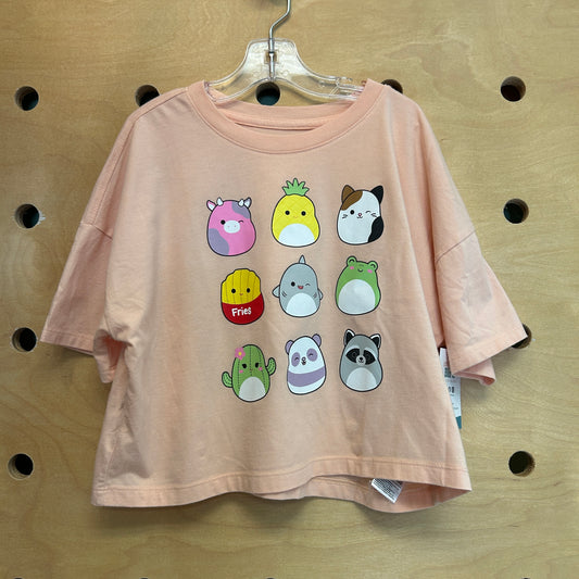 Peach Squishmallows Boxy Crop