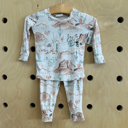 White Desert Bamboo Pajamas