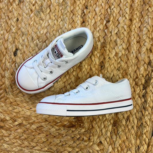 White Low Top Chucks