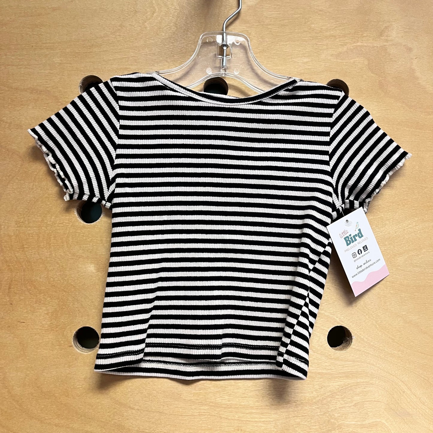 Black/White Striped Tee