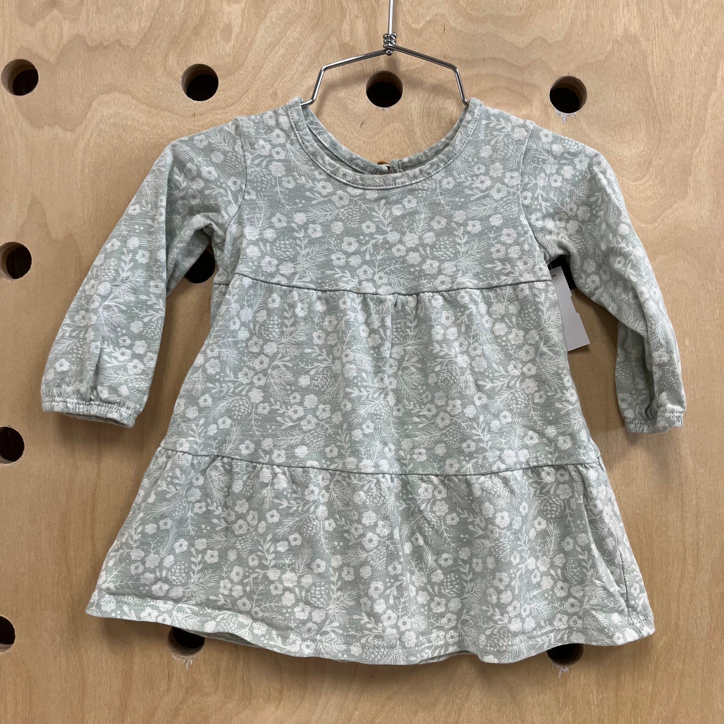 Mint Floral Dress