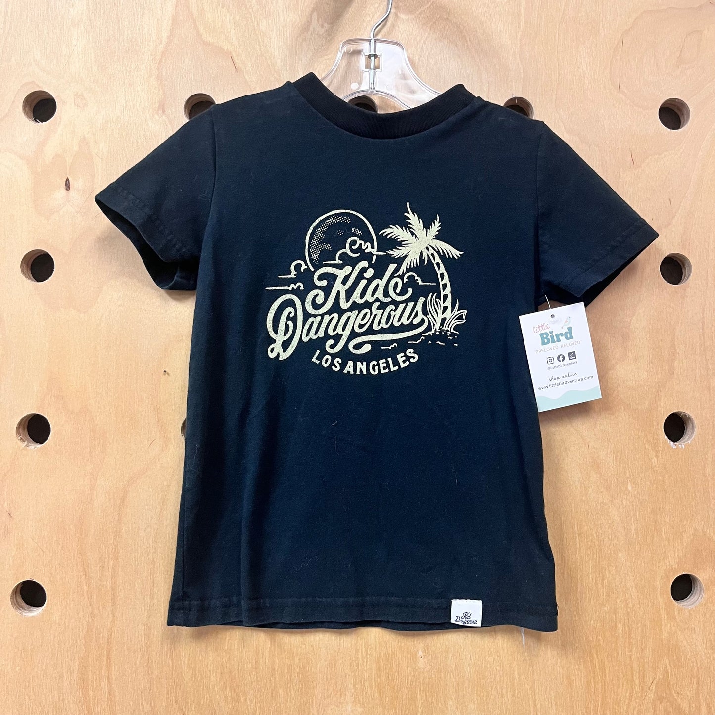Black 'Kids Dangerous' Tee