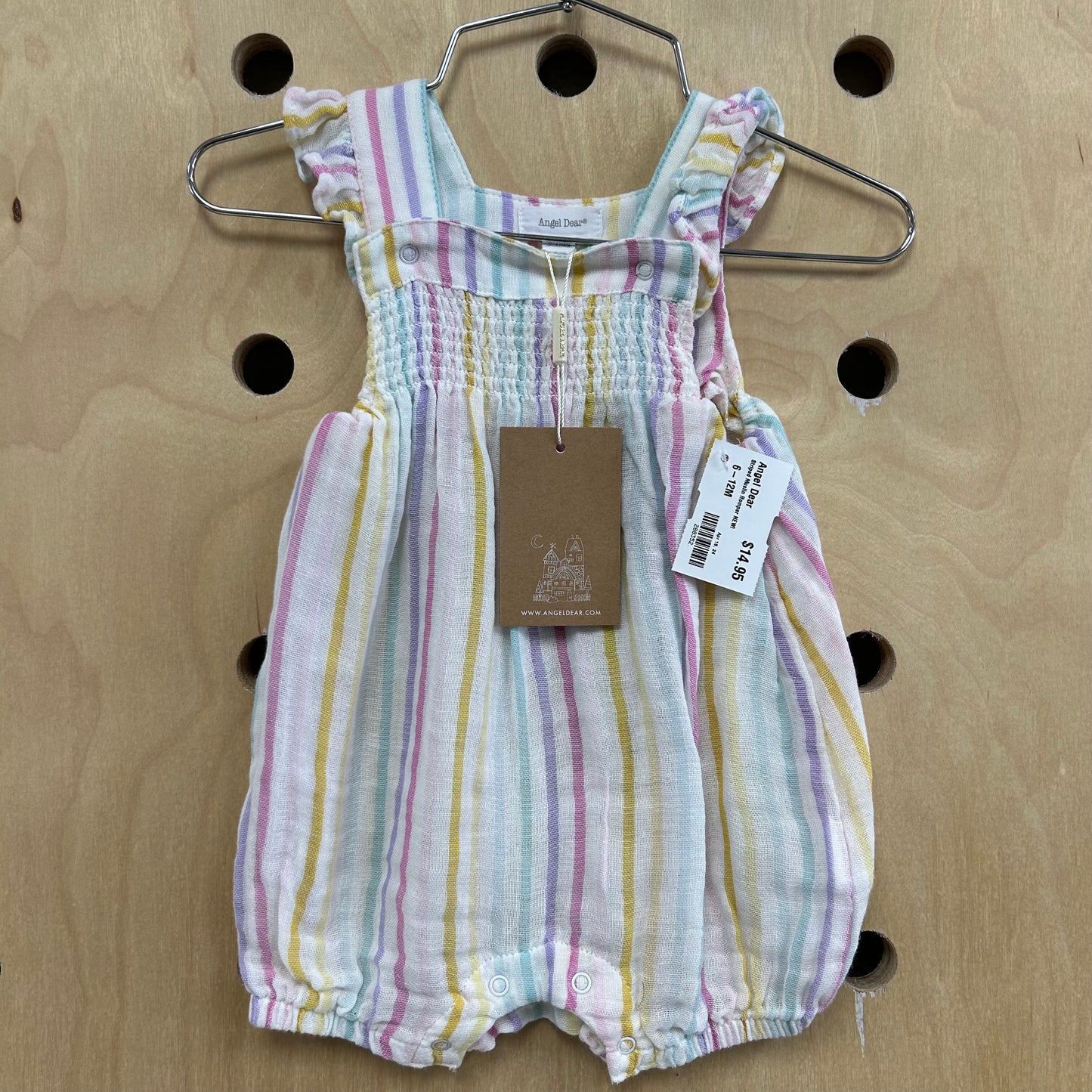 Striped Muslin Romper NEW!