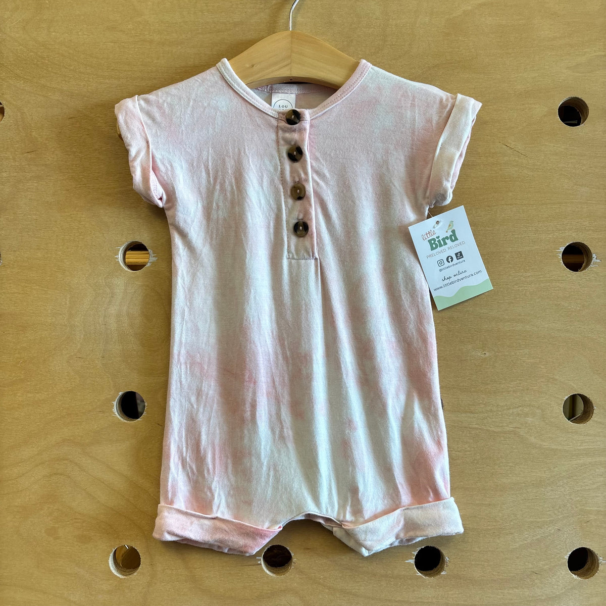 Pink Tie Dye Romper